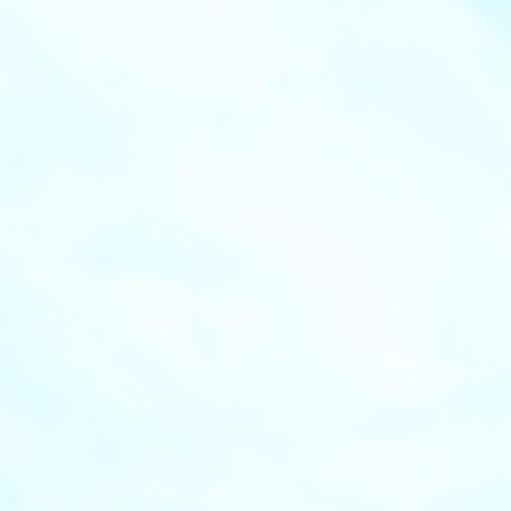 Soft cyan square tile with gentle gradient light, neutral and clean